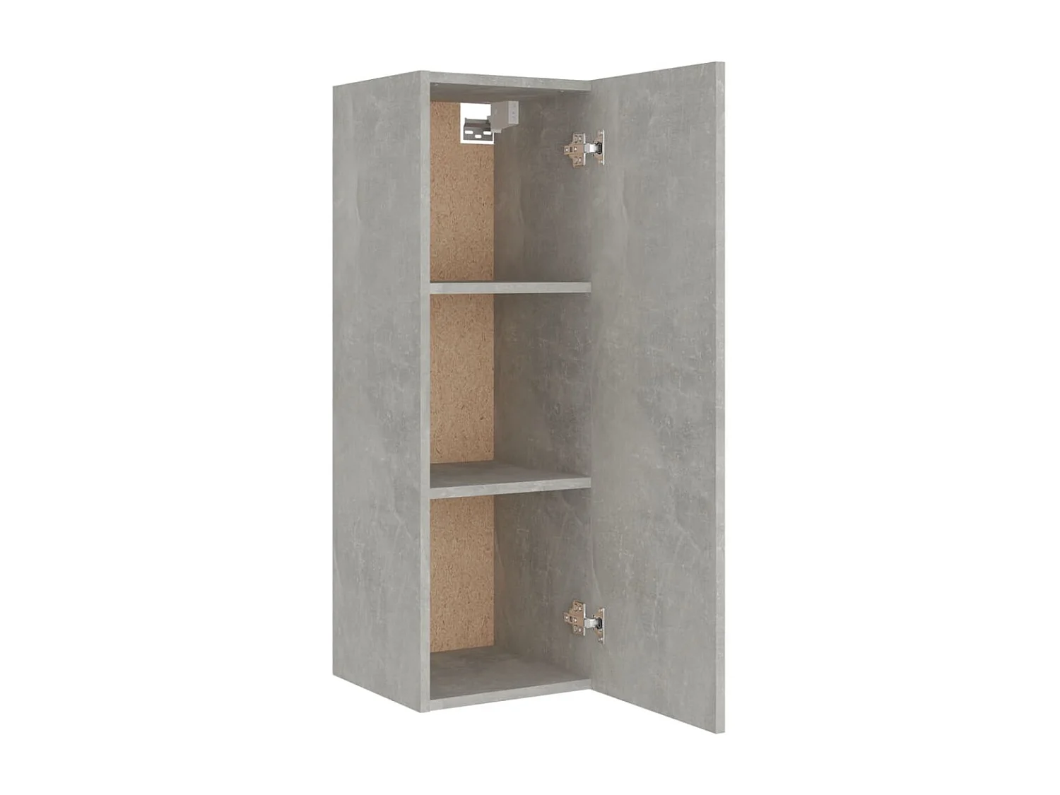 Ensemble de meubles TV 4 pcs Gris béton Bois d'ingénierie