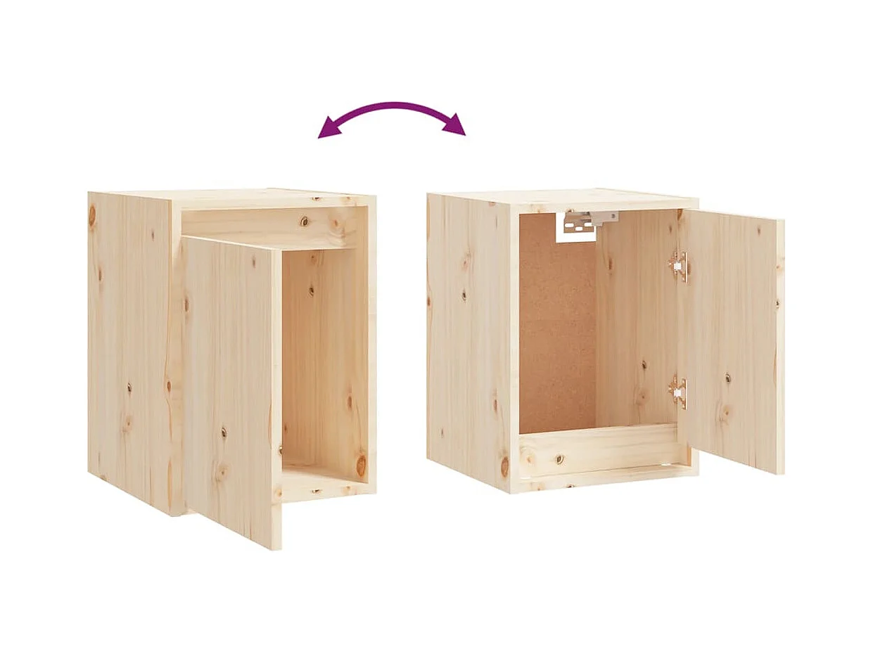 Tv-meubelen 3 st massief grenenhout