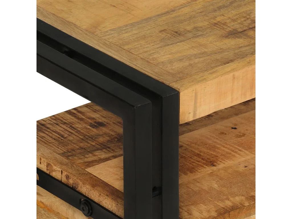 TV-Schrank 120x30x40 cm Massivholz Mango