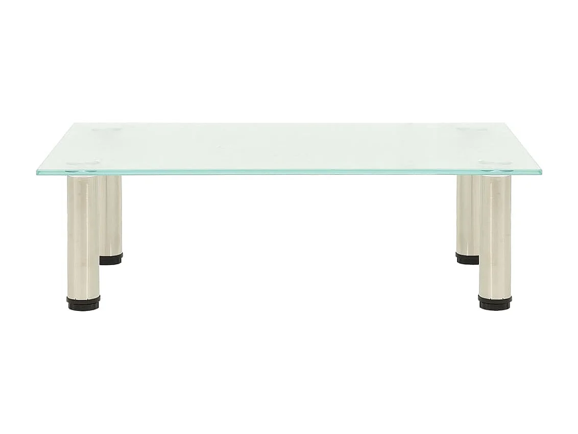 TV-Tisch 60x35x17 cm Satiniertes Hartglas