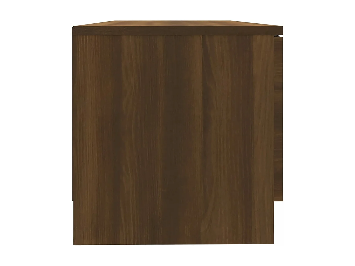 Meuble TV 2 pcs Chêne marron 80x35x36,5 cm Bois d'ingénierie