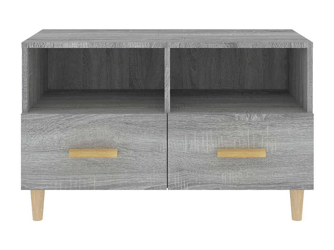 Meuble TV Sonoma gris 80x36x50 cm Bois d'ingénierie