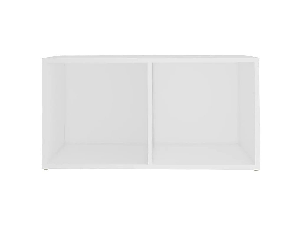 Meuble TV blanc 72x35x36,5 cm bois d’ingénierie
