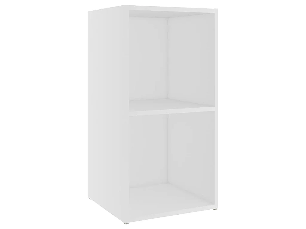 Meuble TV blanc 72x35x36,5 cm bois d’ingénierie