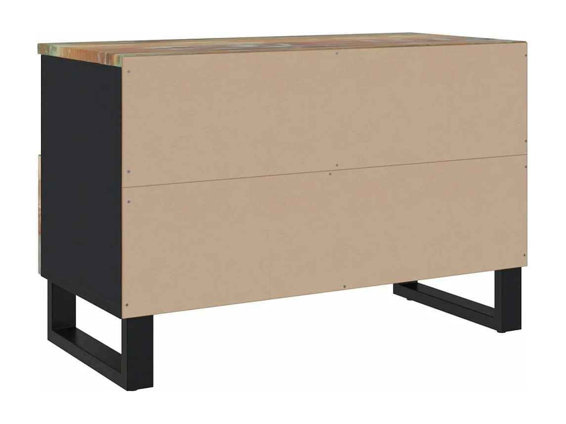 Meuble TV 70x33x46 cm Bois massif de récupération