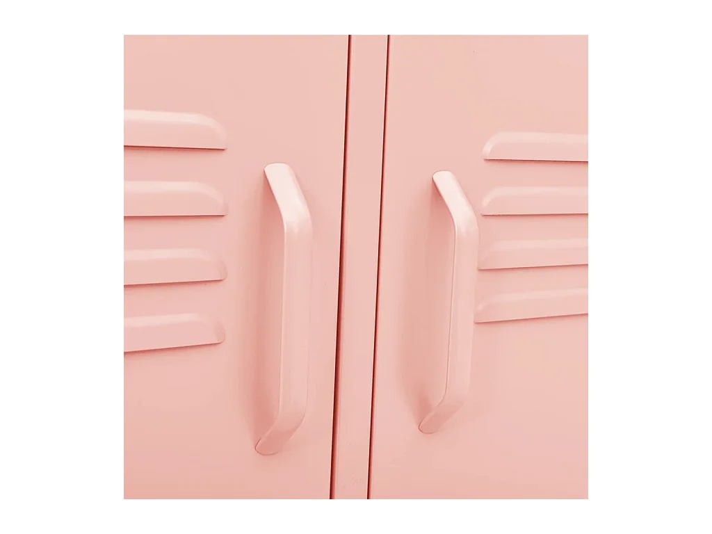 Tv-meubel 105x35x50 cm staal roze