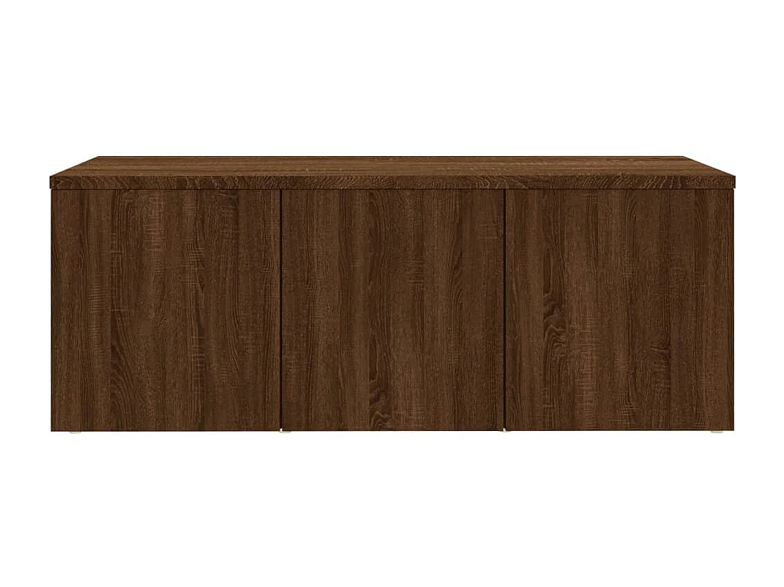 Móvel TV 80x34x30 cm derivados de madeira cor carvalho castanho