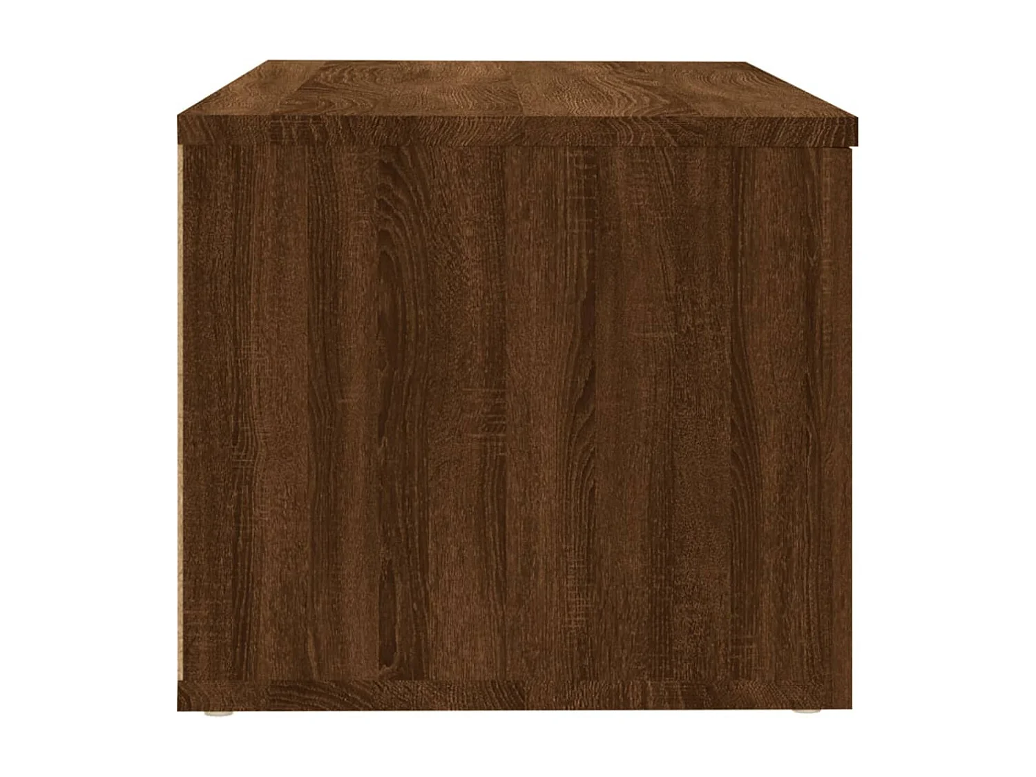 Móvel TV 80x34x30 cm derivados de madeira cor carvalho castanho