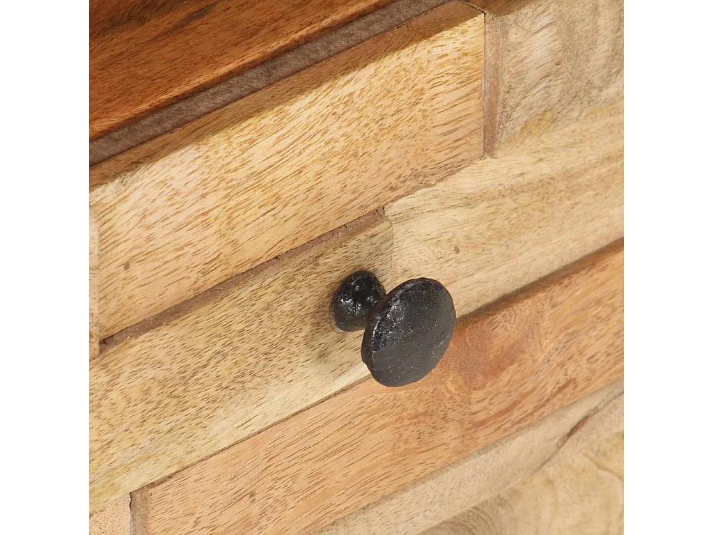 Móvel de TV 90x30x35 cm madeira de mangueira maciça