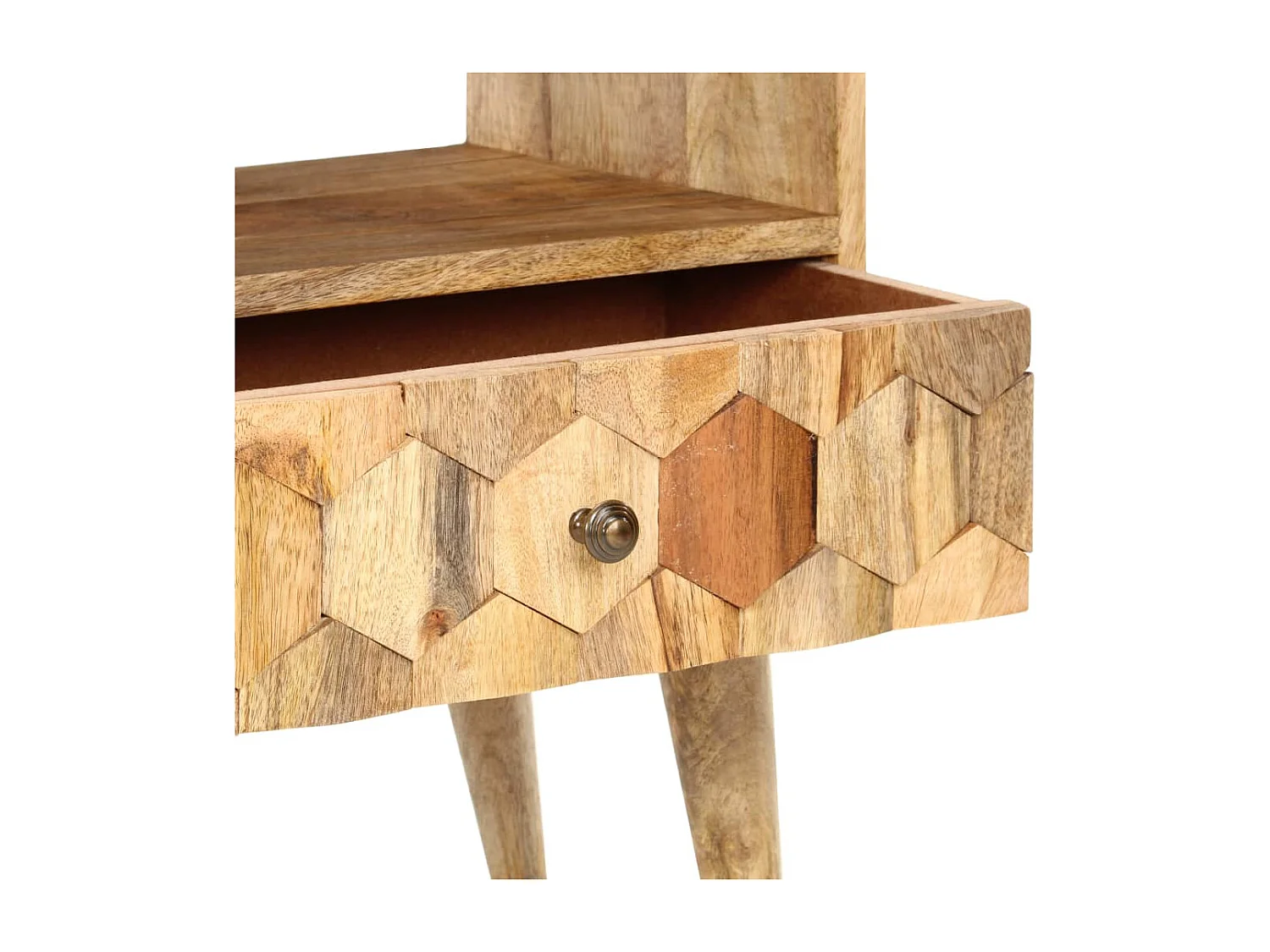 Meuble TV 90x30x50 cm Bois de manguier solide