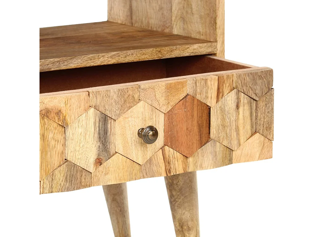 TV-Schrank 90 x 30 x 50 cm Massivholz Mango