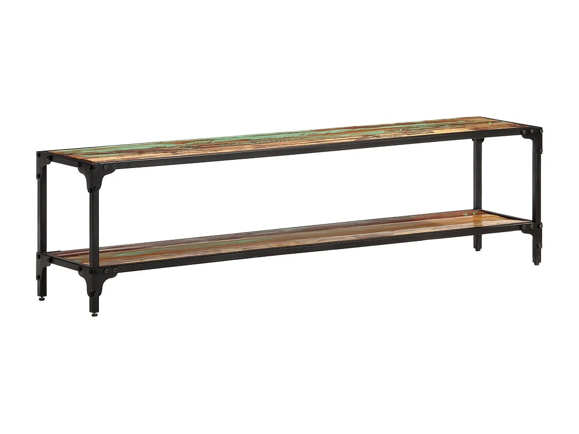 Mobile Porta TV 150x30x40 cm in Legno Massello di Recupero