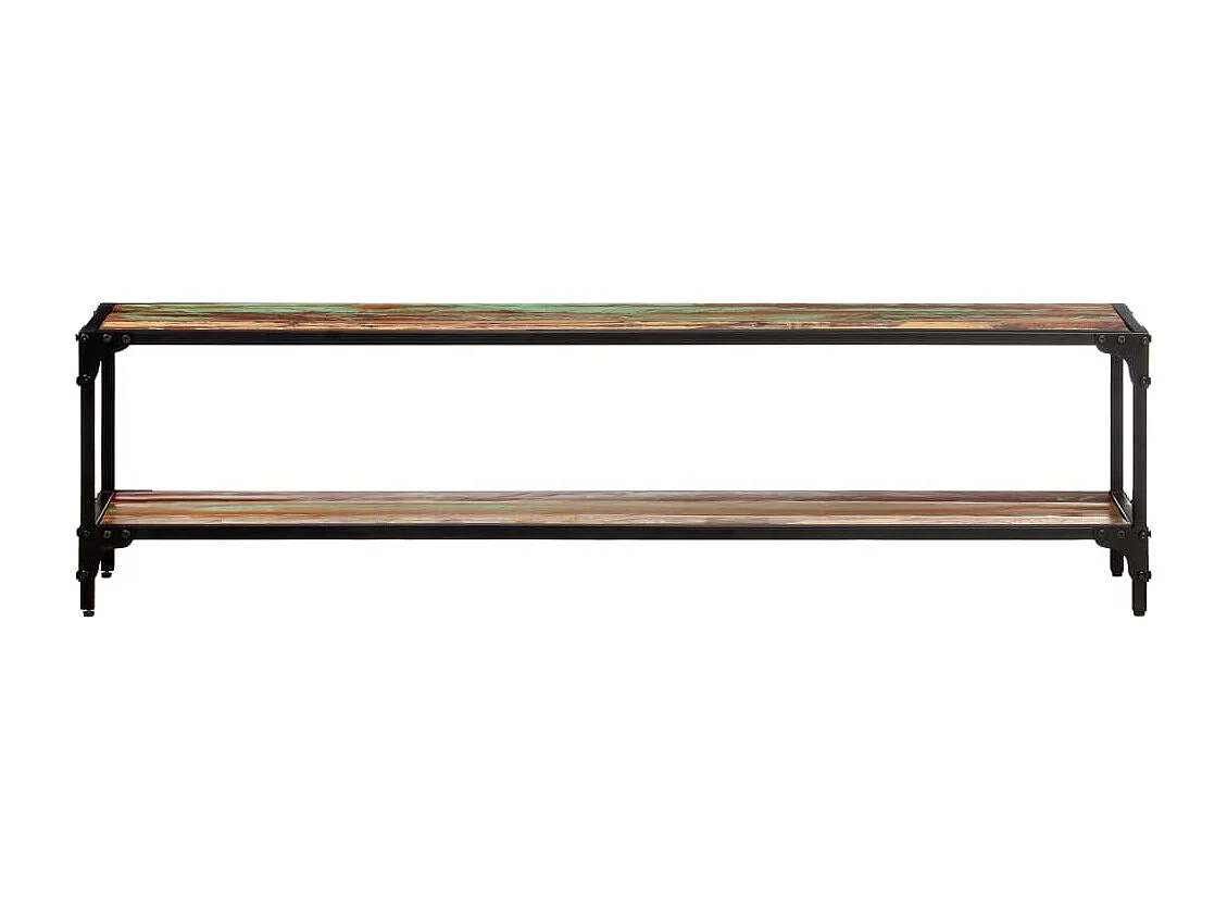 Mobile Porta TV 150x30x40 cm in Legno Massello di Recupero