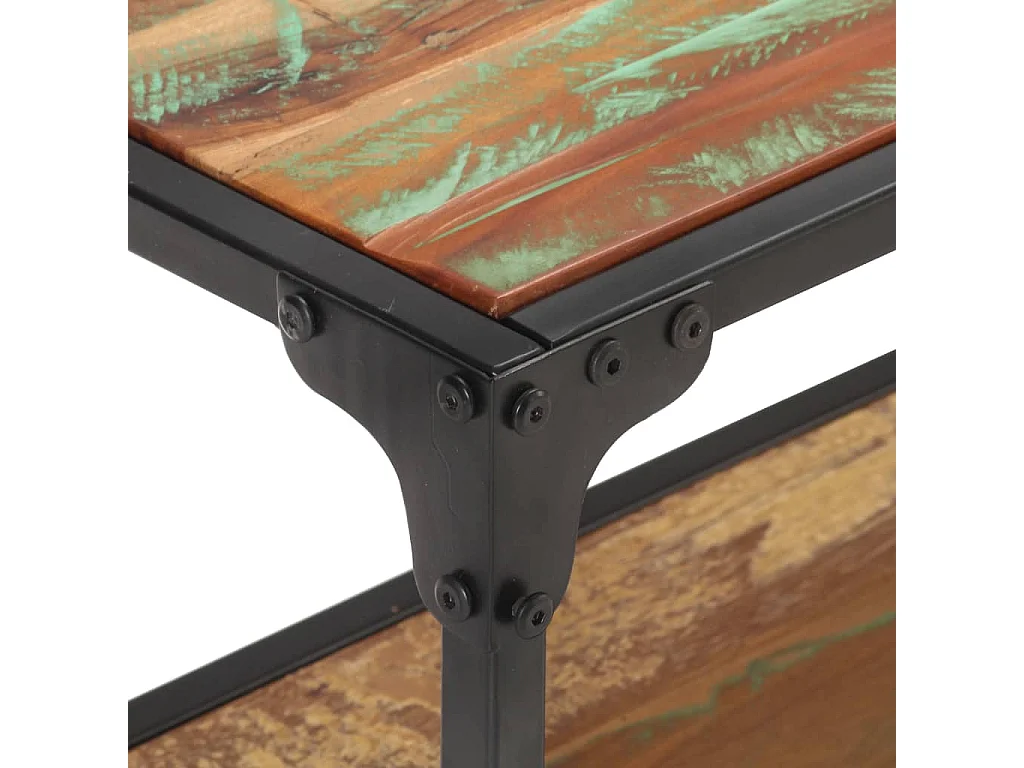 Mobile Porta TV 150x30x40 cm in Legno Massello di Recupero