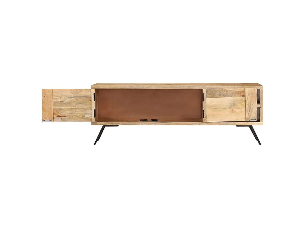 TV-Schrank 110x30x40 cm Mango Massivholz