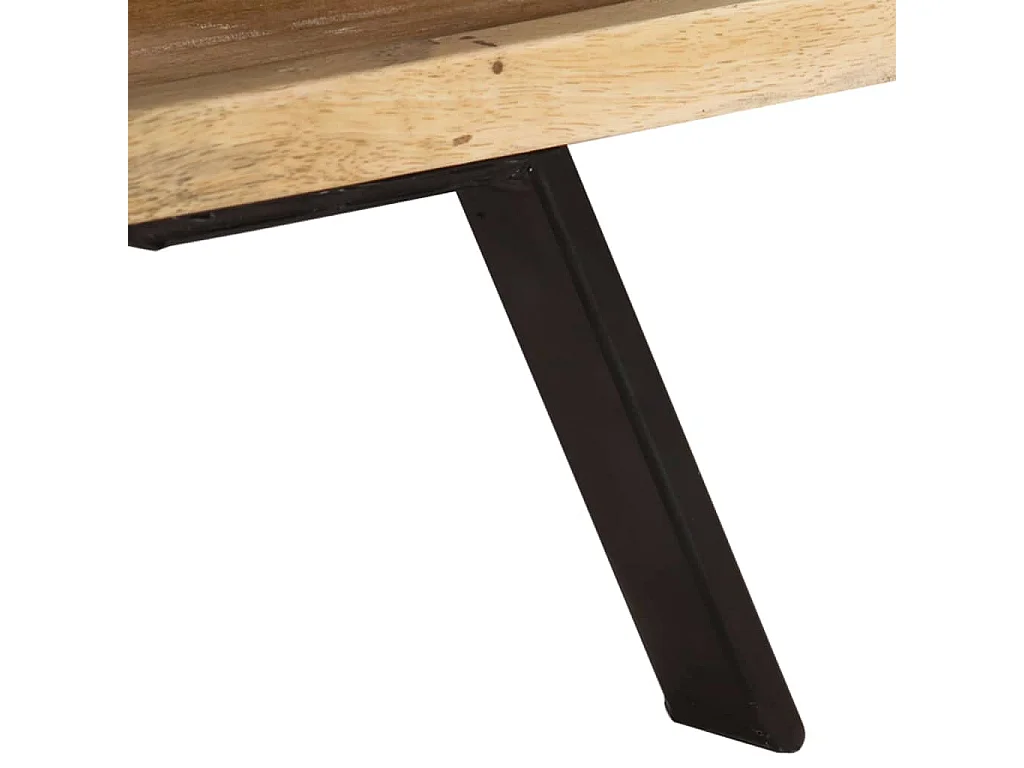Meuble TV 110x30x40 cm Bois massif de manguier