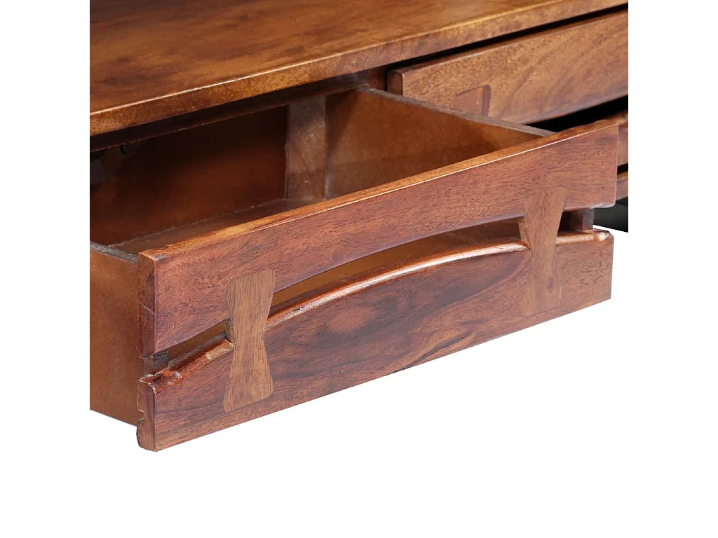 Tv-meubel 140x30x45 cm massief acaciahout