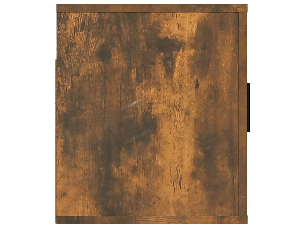 Meuble TV mural Chêne fumé 100x34,5x40 cm