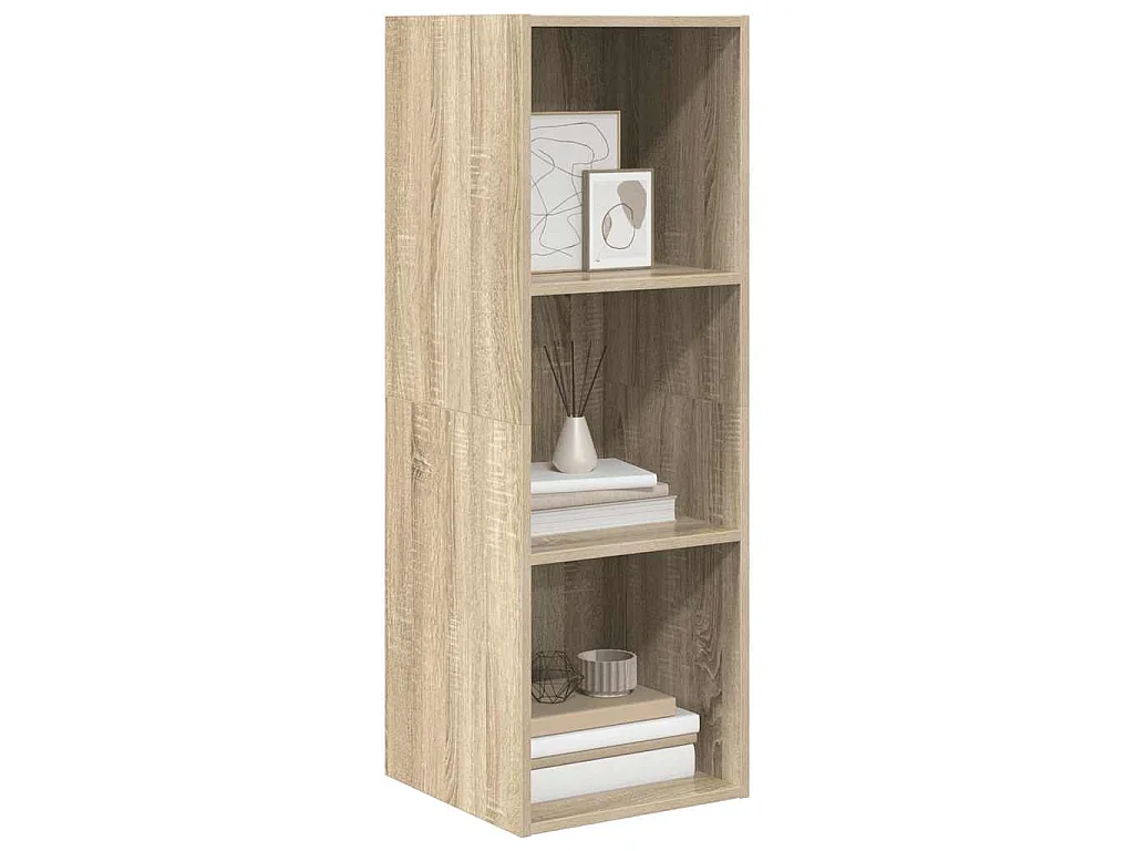 Meuble TV mural Chêne sonoma 37x37x107 cm Bois d’ingénierie