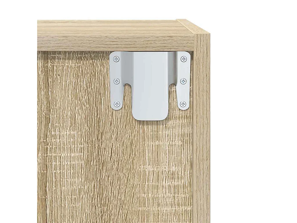 TV-Wandschrank Sonoma-Eiche 37x37x107 cm Holzwerkstoff