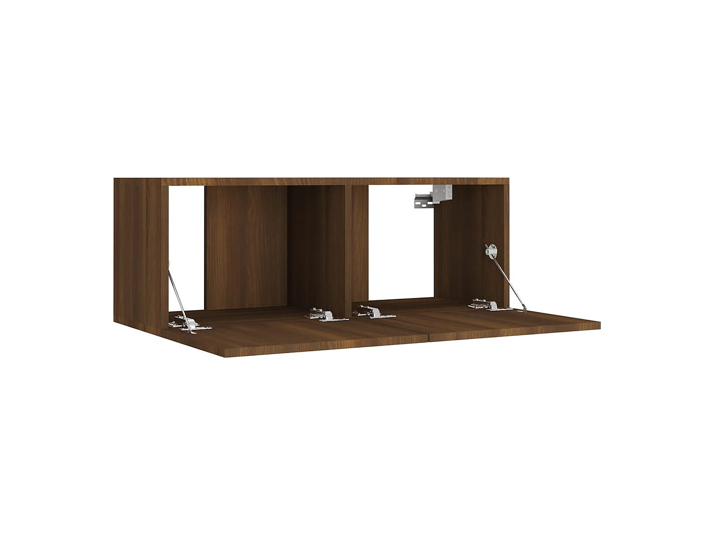 5-tlg. TV-Schrank-Set Braun Eichen-Optik Holzwerkstoff