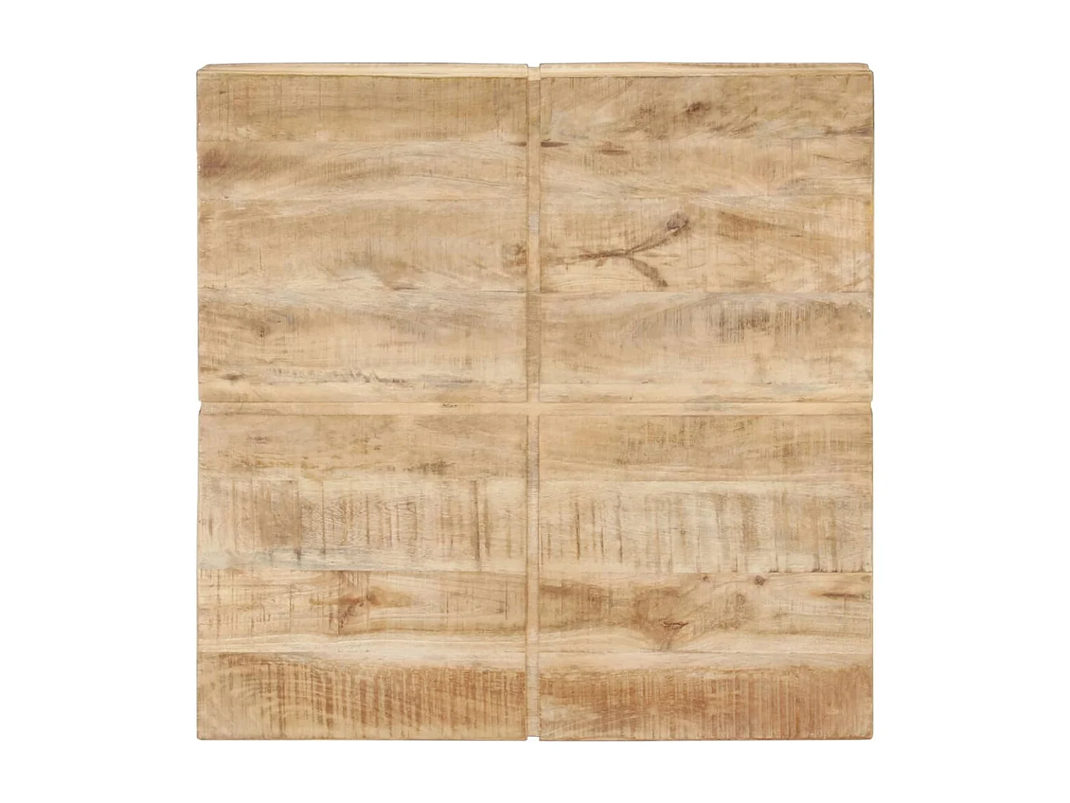 Table basse 80x80x28 cm Bois de manguier massif