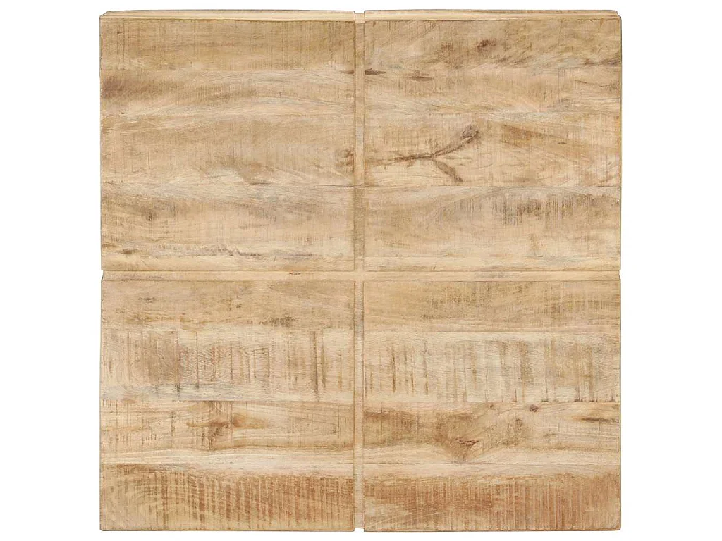 Couchtisch 80x80x28 cm Massivholz Mango
