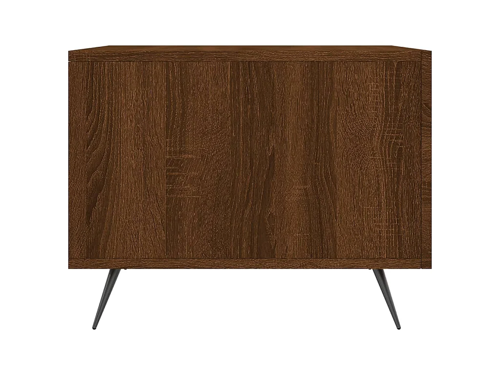 Table basse Chêne marron 50x50x40 cm Bois d'ingénierie