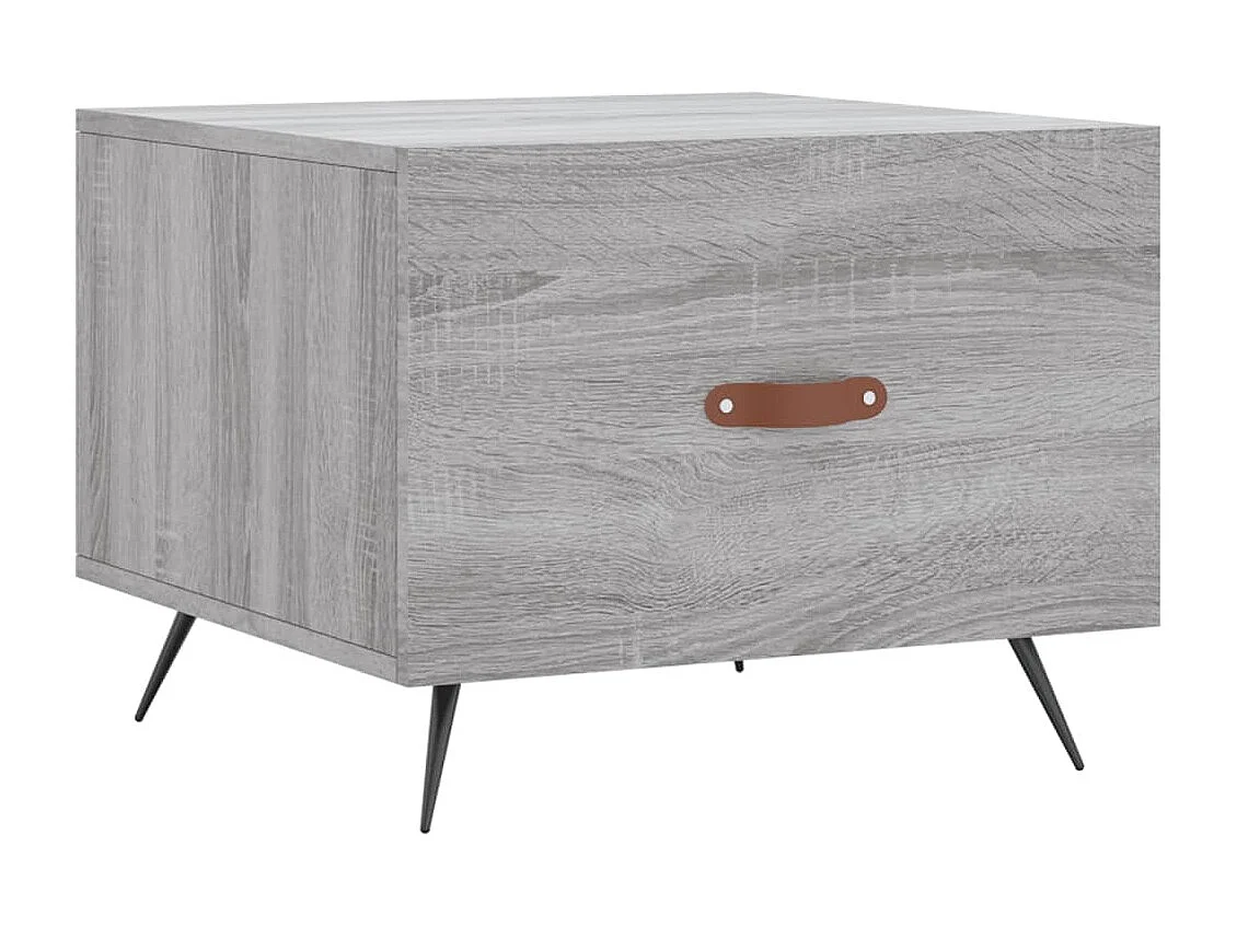 Couchtisch Grau Sonoma 50x50x40 cm Holzwerkstoff