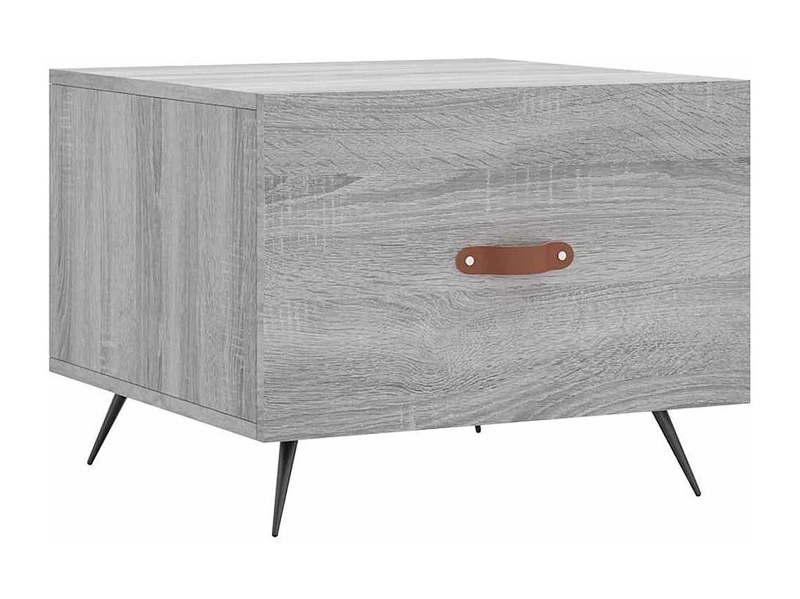 Table basse Sonoma gris 50x50x40 cm Bois d'ingénierie