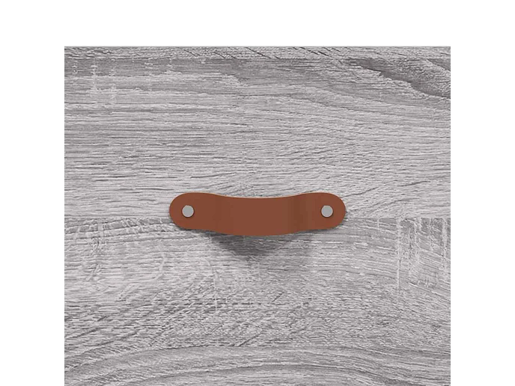 Table basse Sonoma gris 50x50x40 cm Bois d'ingénierie