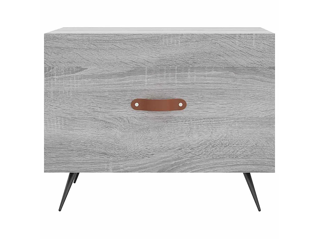 Tavolino da Salotto Grigio Sonoma 50x50x40 cm Legno Multistrato