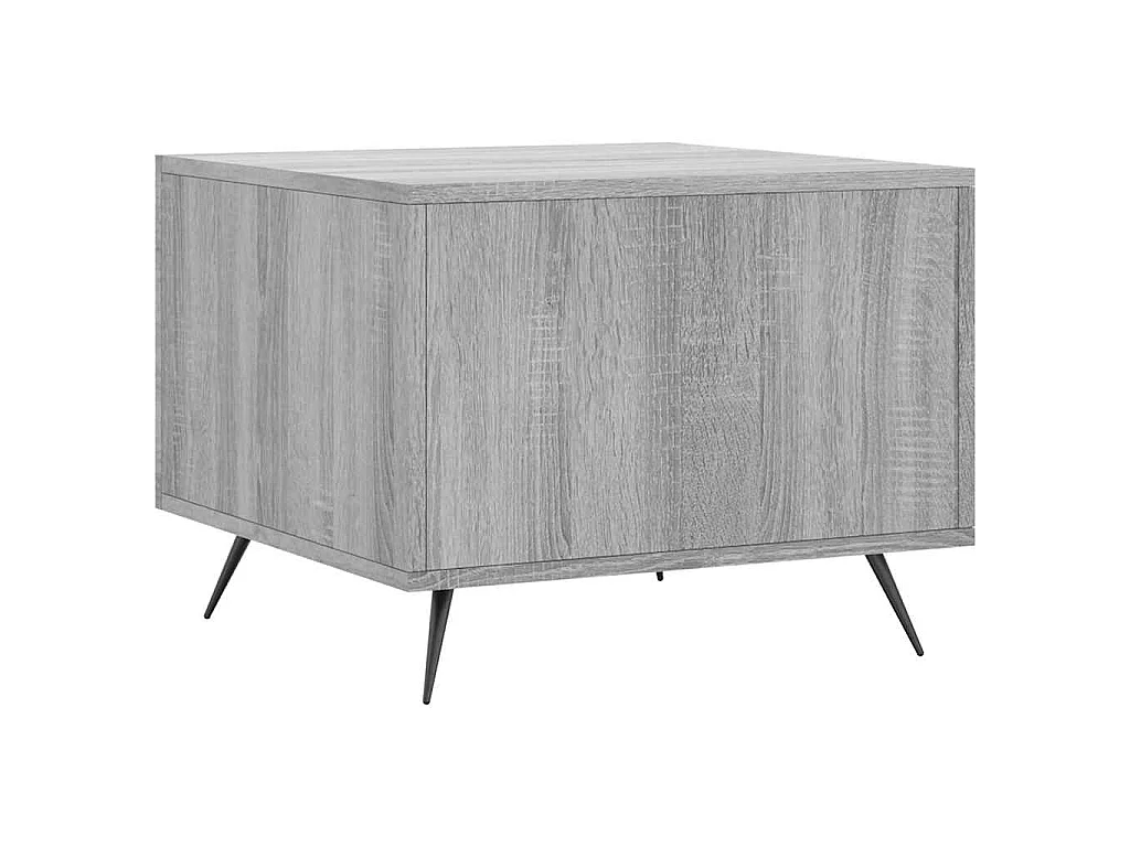 Tavolino da Salotto Grigio Sonoma 50x50x40 cm Legno Multistrato