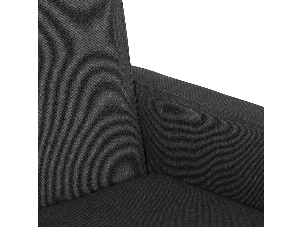 Schaukelstuhl Schwarz Stoff