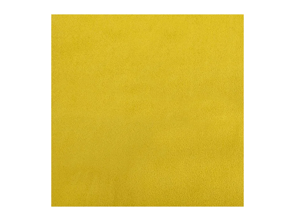 Chaise à bascule Jaune moutarde Velours