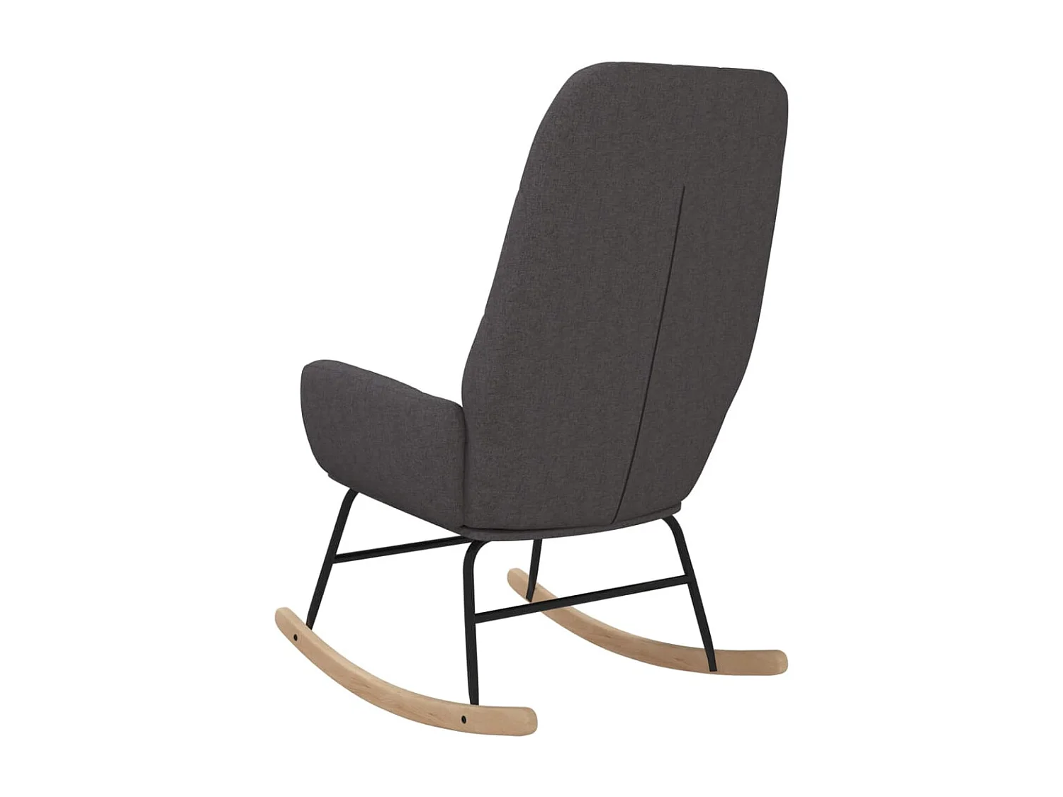 Chaise à bascule Gris clair Tissu