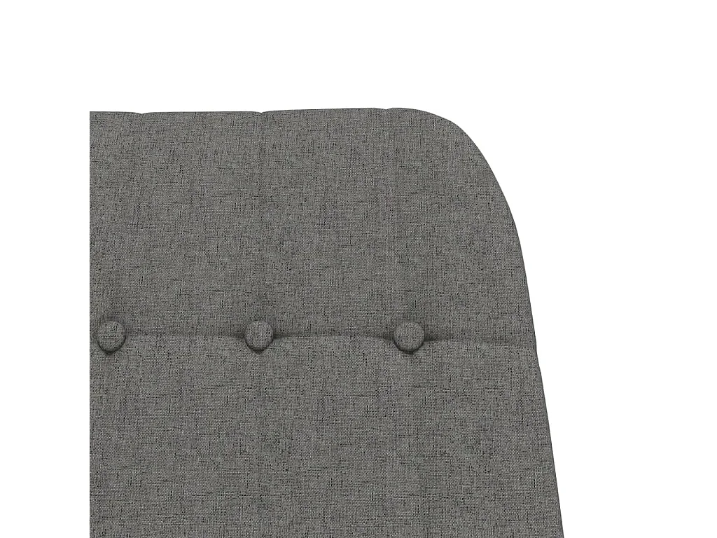 Chaise à bascule Gris clair Tissu