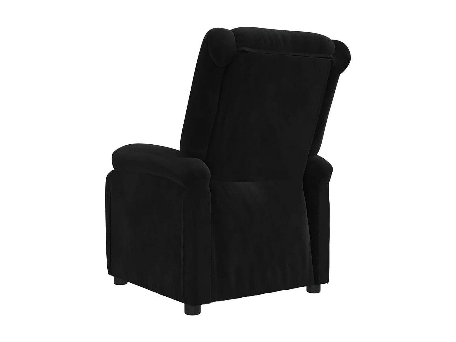 Fauteuil inclinable noir velours