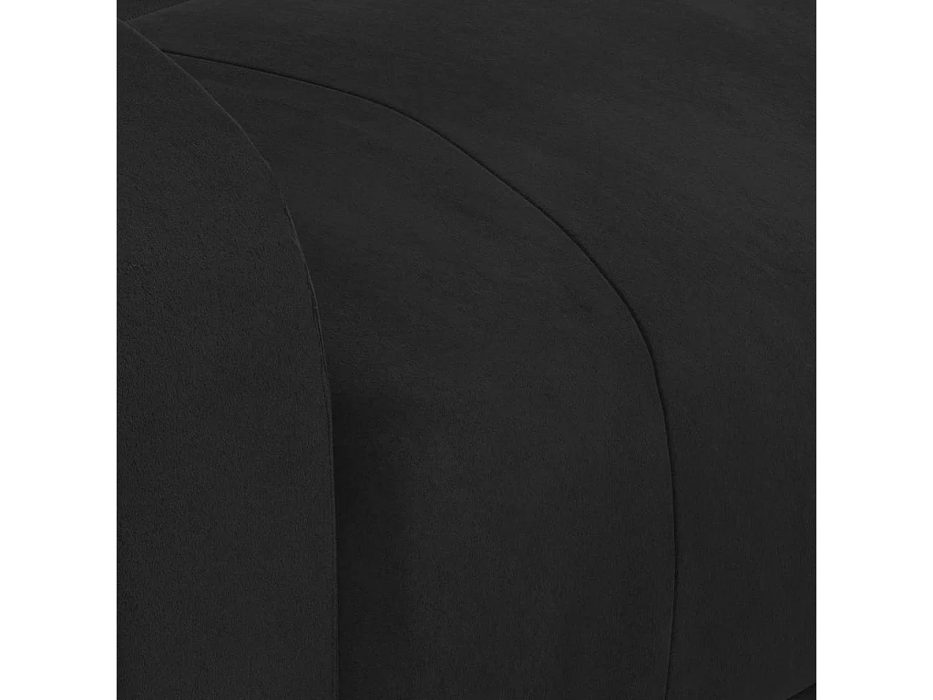 Fauteuil inclinable noir velours