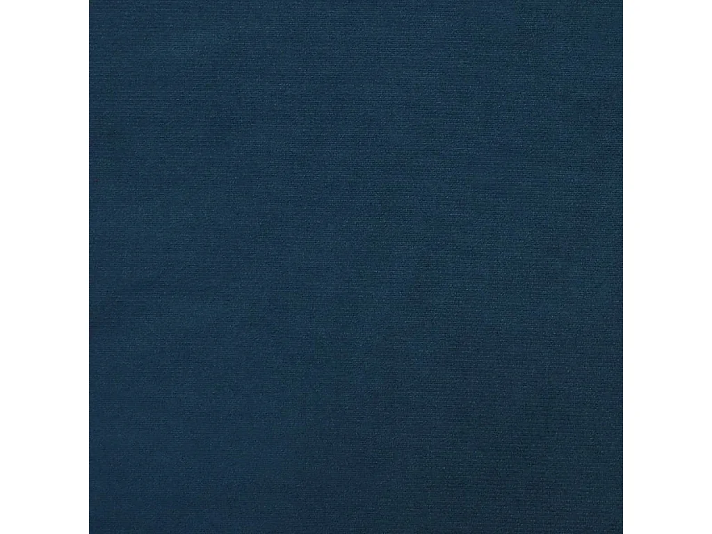 Chaise de relaxation avec tabouret Bleu Velours