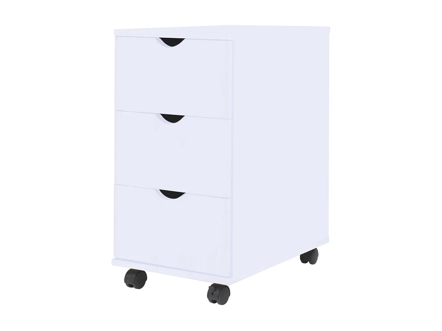 Meuble à tiroirs 33x45x60 cm Blanc