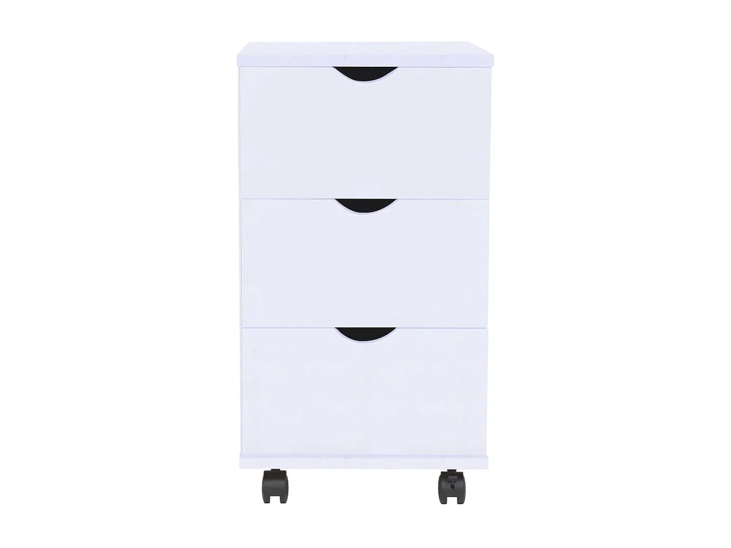 Meuble à tiroirs 33x45x60 cm Blanc