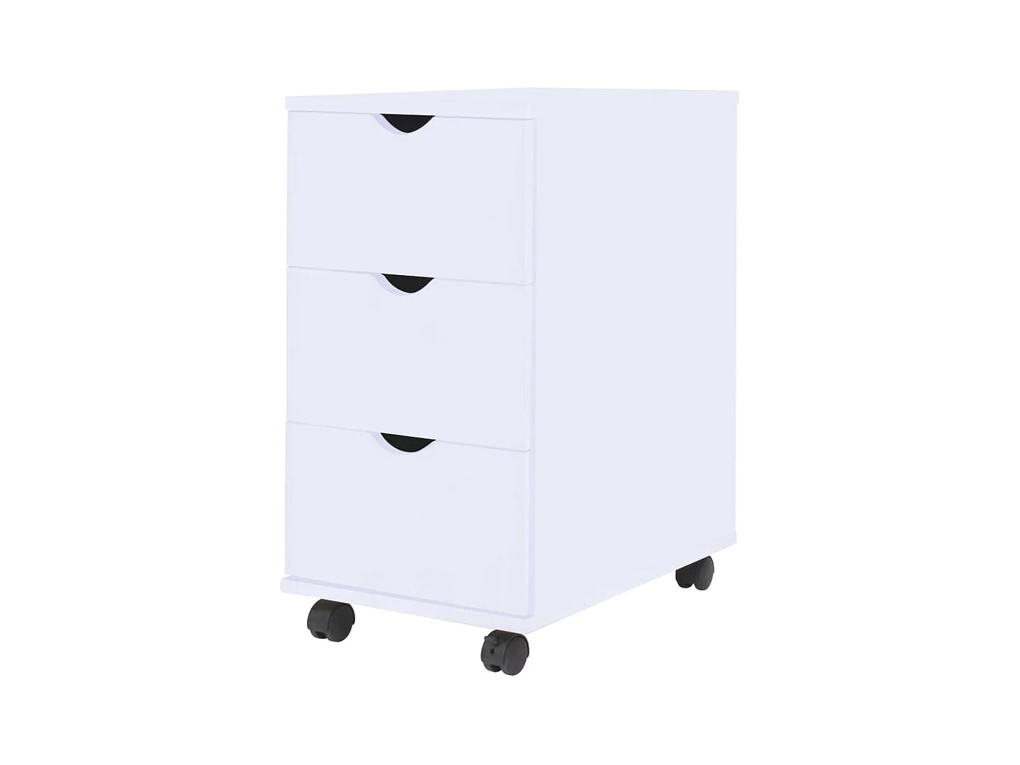Meuble à tiroirs 33x45x60 cm Blanc