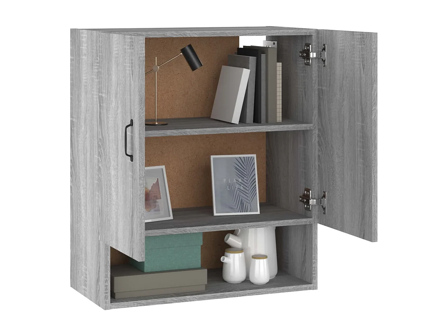 Armoire murale Sonoma gris 60x31x70 cm Bois d'ingénierie