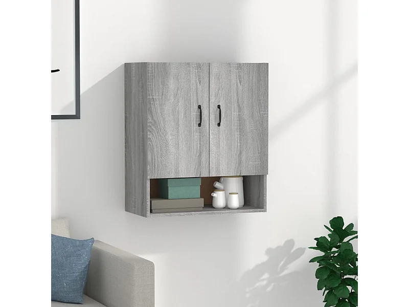Armoire murale Sonoma gris 60x31x70 cm Bois d'ingénierie