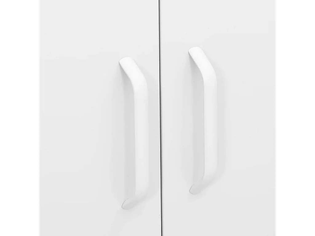 Lagerschrank Weiß 80x35x101,5 cm Stahl