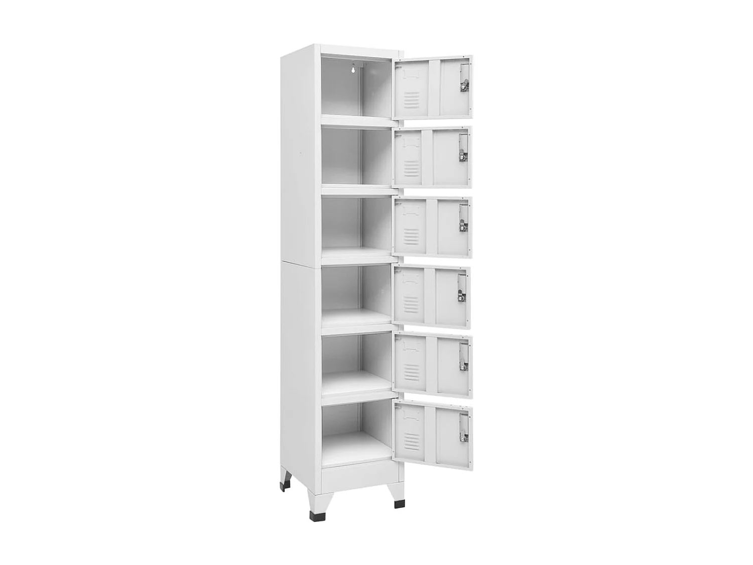 Armoire à casiers Gris clair 38x40x180 cm Acier