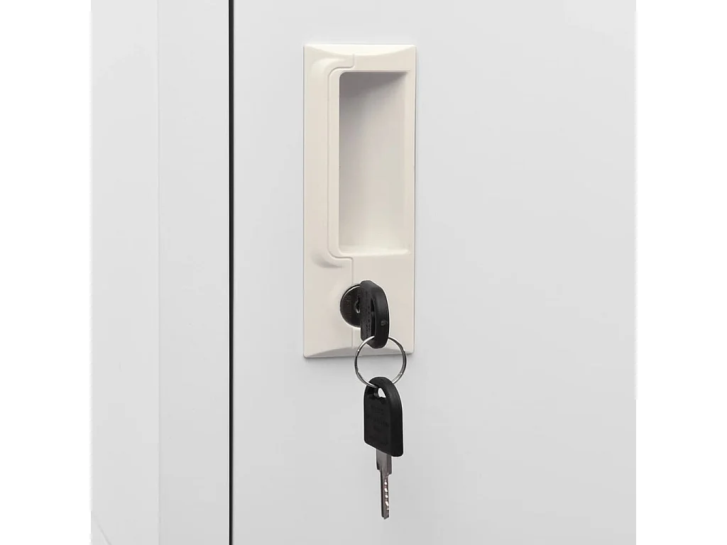 Armoire à casiers Gris clair 38x40x180 cm Acier
