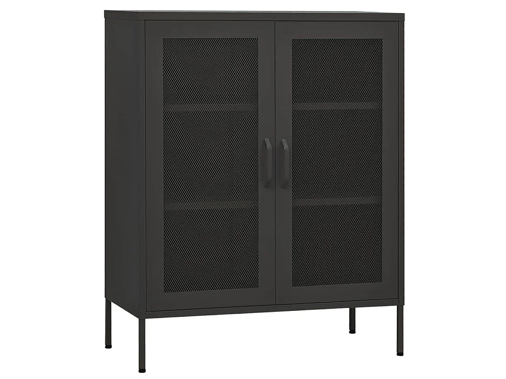 Armoire de rangement Anthracite 80x35x101,5 cm Acier