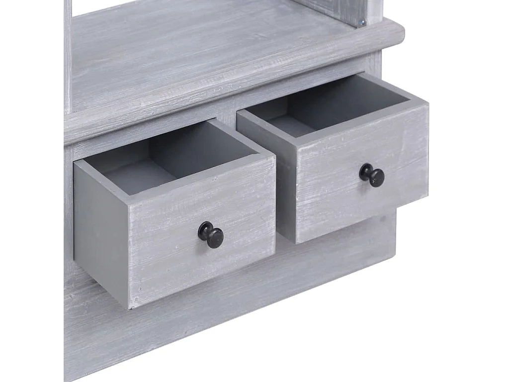 Buffet 60x30x175 cm Bois d'acajou massif